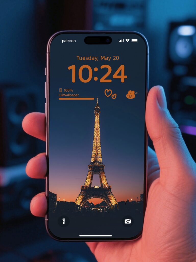 eiffel tower iPhone wallpaper