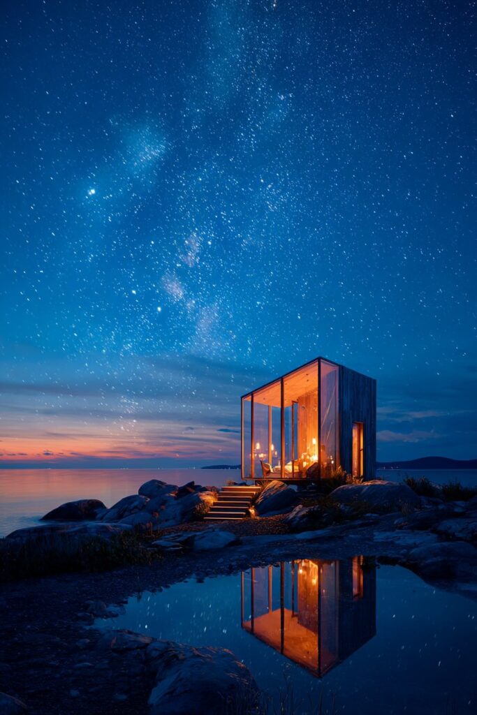 glass home sky for glassy look